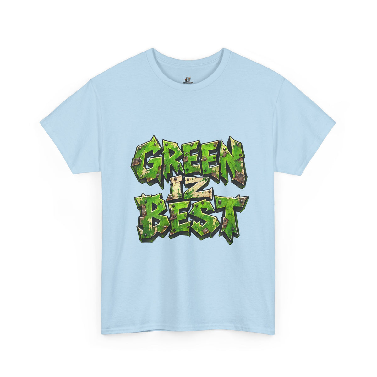 Green Iz Best Graphic T-Shirt