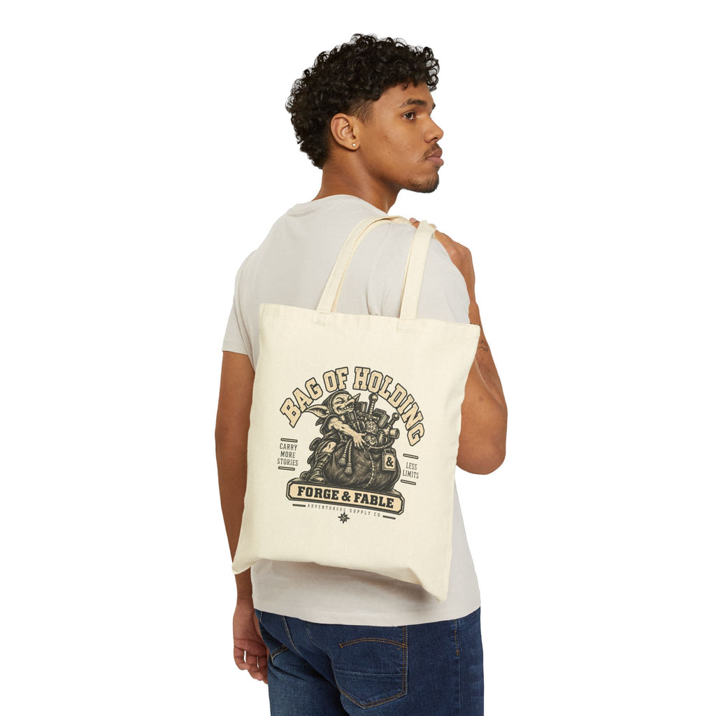 Bag of Holding Canvas Tote Bag | Fantasy RPG Gamer Gift