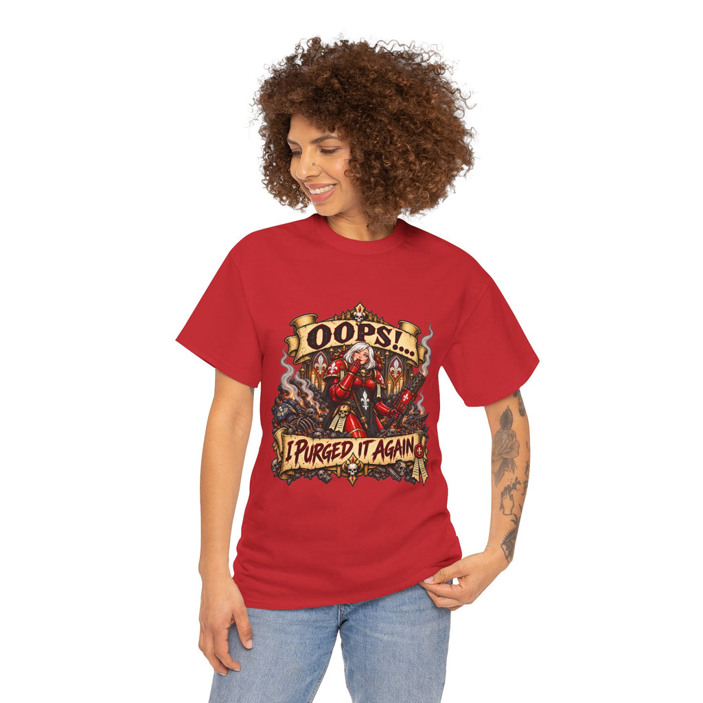 Oops… I Purged It Again Shirt – Sisters of Battle Pop Parody Tee