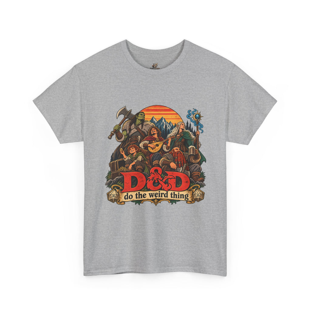 Do the Weird Thing T-Shirt – Funny Tabletop RPG Gamer Tee | Fantasy Roleplaying Shirt