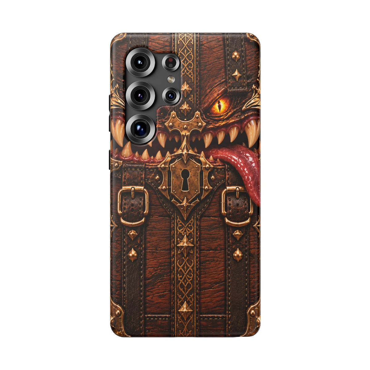 Mimic Samsung Galaxy Case | Dark Fantasy Monster, Impact-Resistant Cover