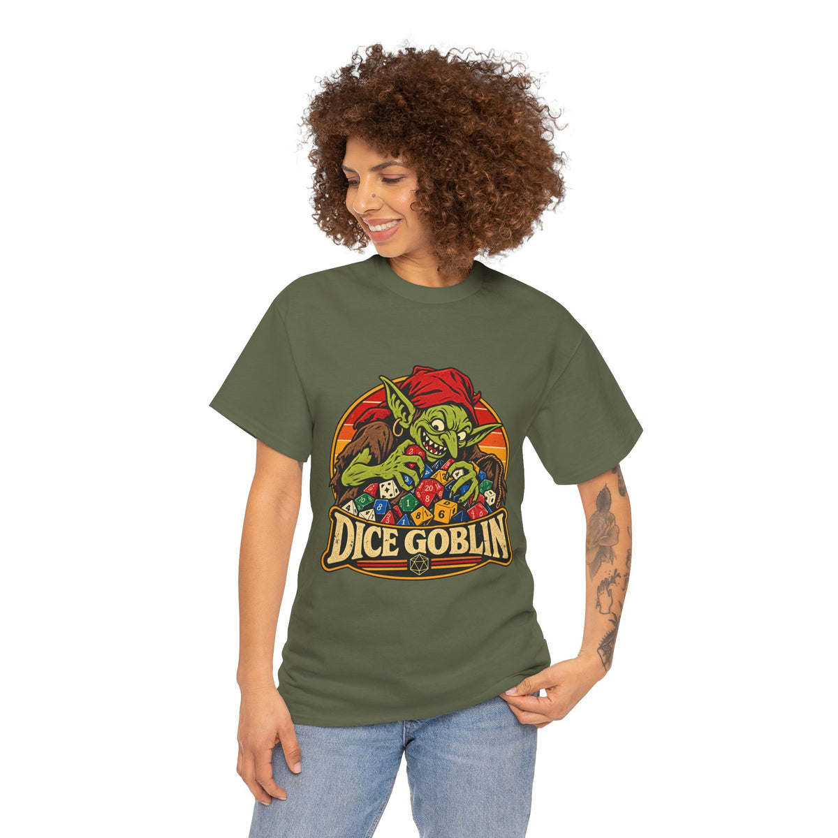 Dice Goblin Shirt – Funny Dice Hoarder & Tabletop RPG Tee