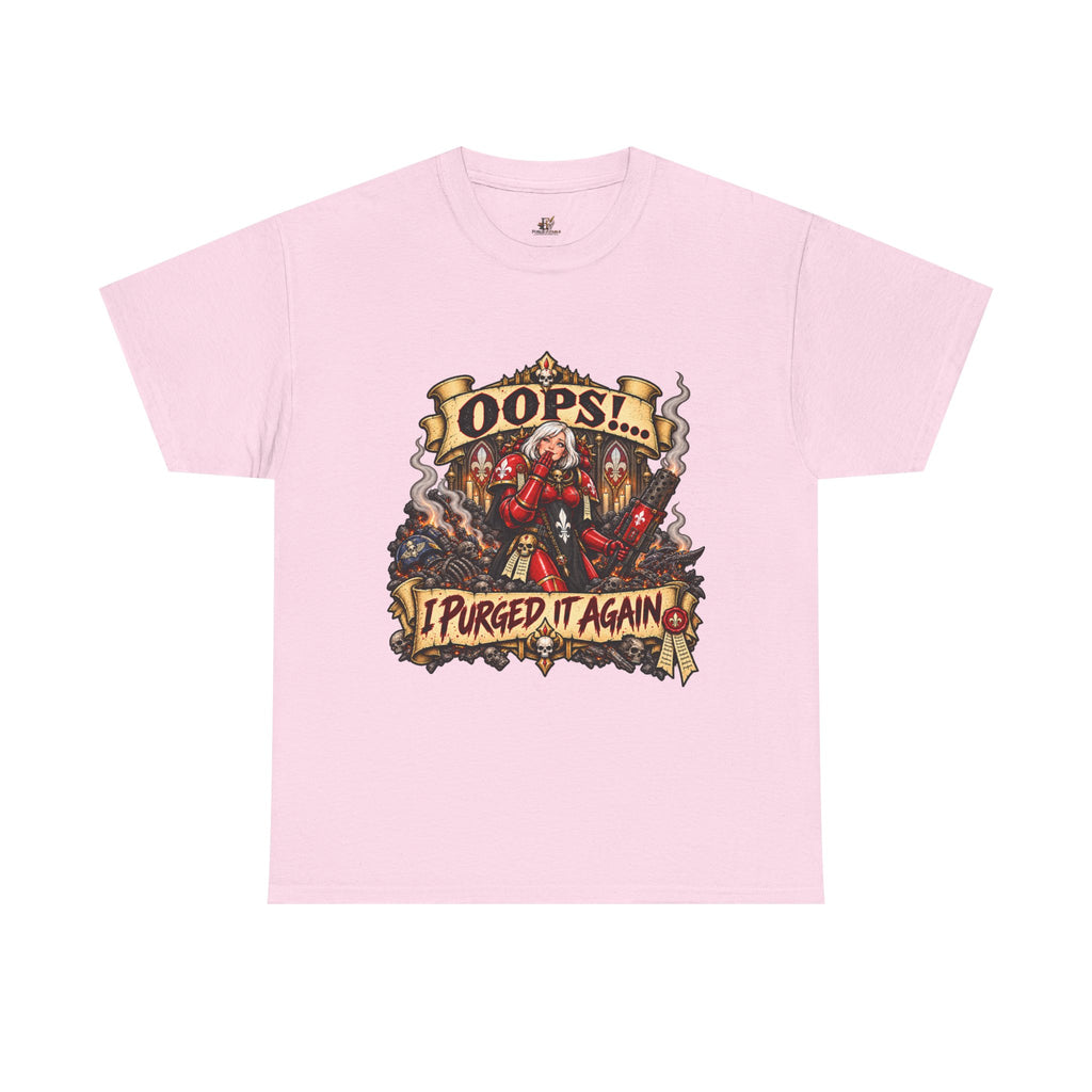 Oops… I Purged It Again Shirt – Sisters of Battle Pop Parody Tee