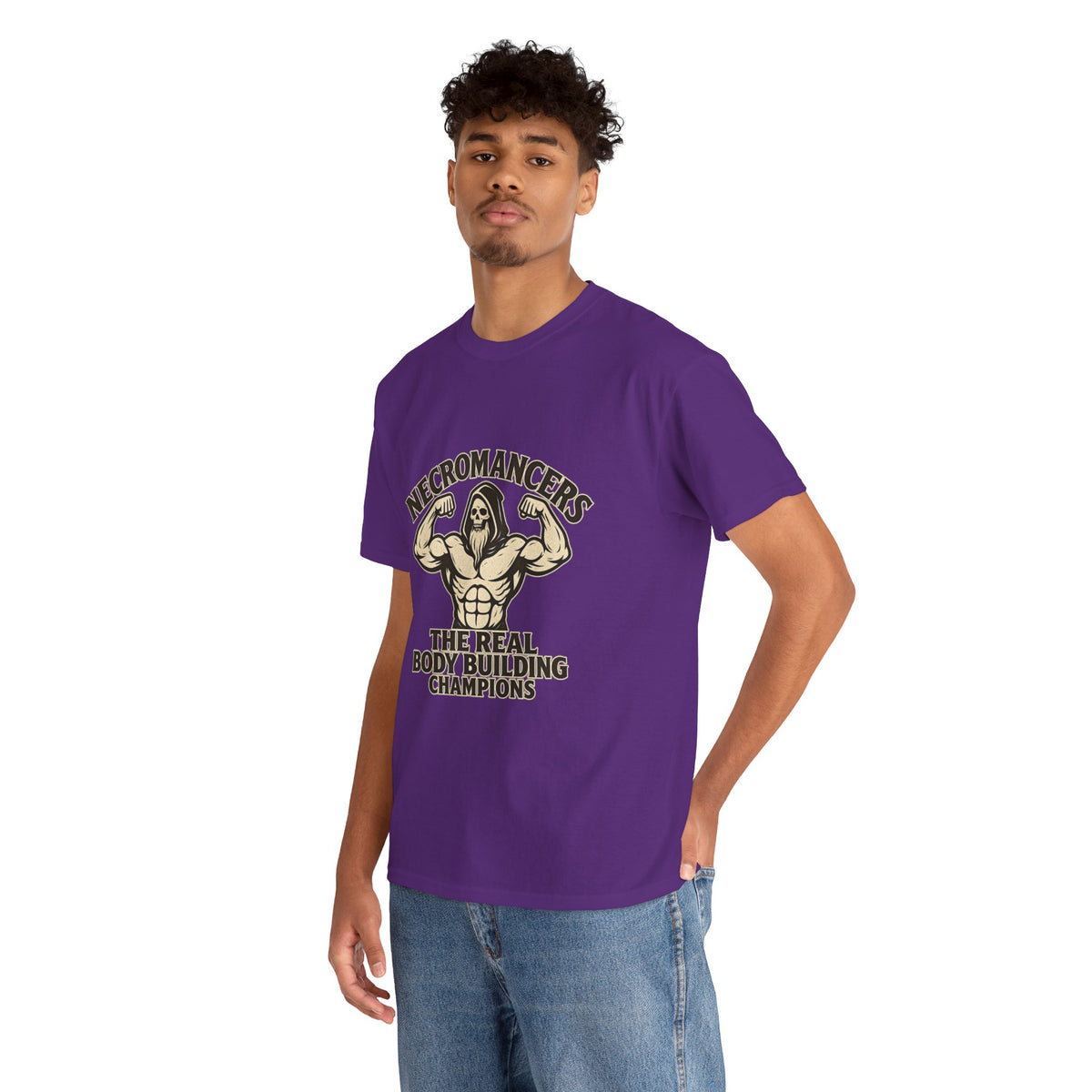 Necromancers: The Real Bodybuilding Champions T-Shirt | Funny RPG Tee