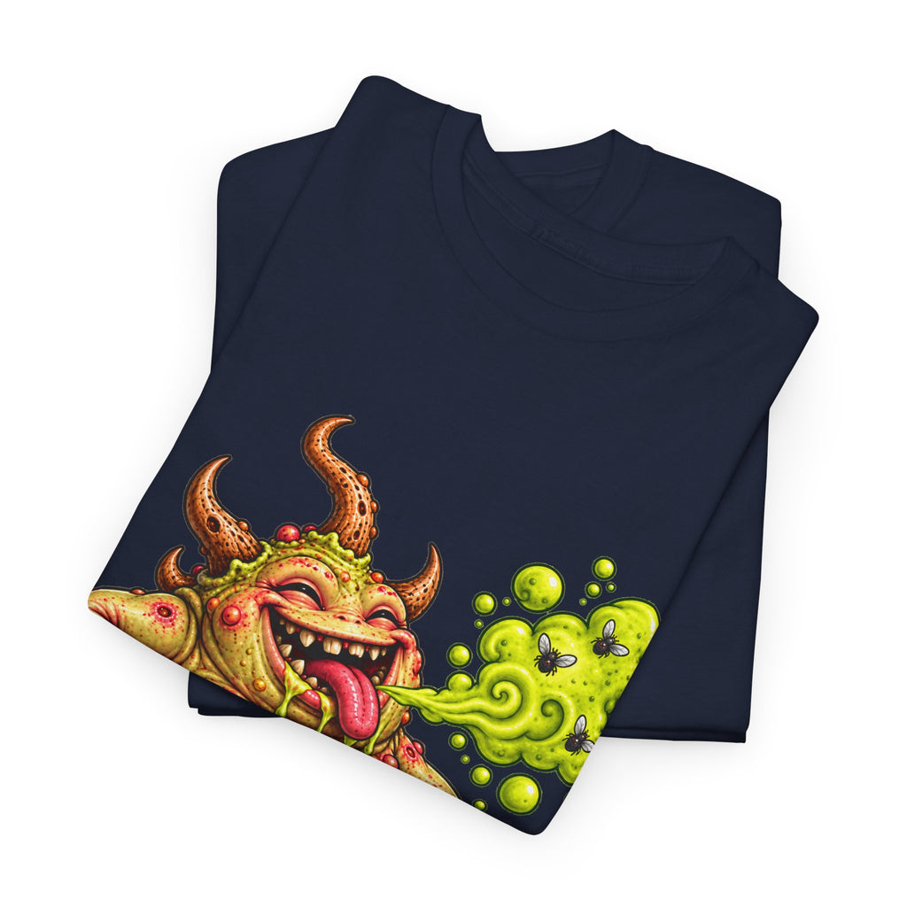 Cheeky Plague Monster Shirt Funny Grimdark Nurgle Warhammer Inspired Creature Graphic Tee
