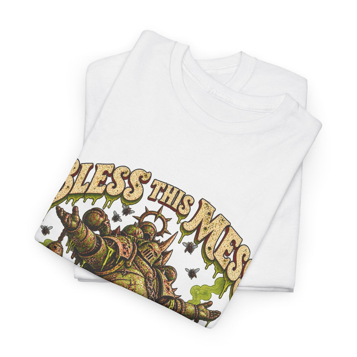 Bless This Mess Grimdark Warrior T-Shirt | Funny Fantasy Wargaming Tee