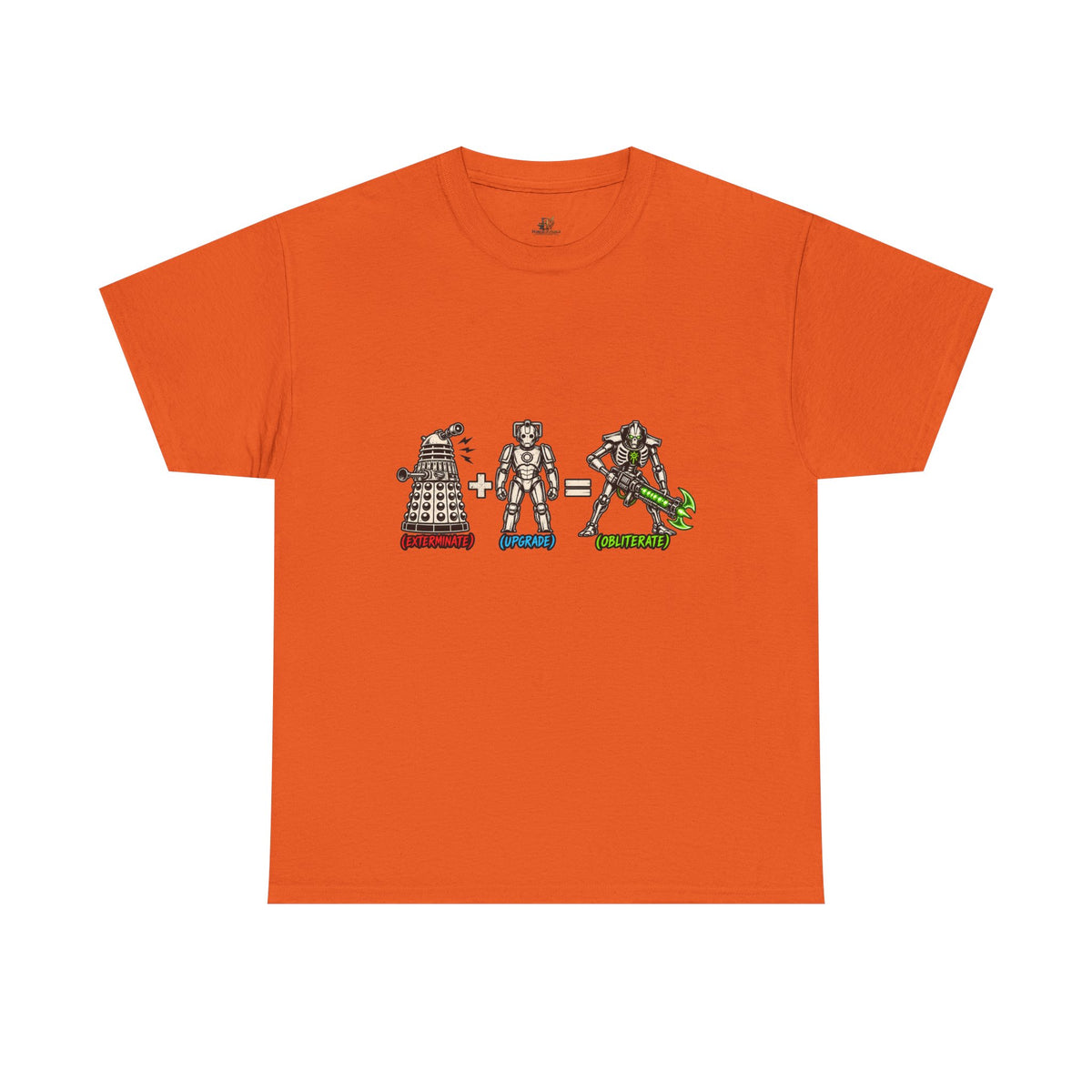 Dalek + Cyberman = Necron Shirt – Sci-Fi Crossover Humor Tee