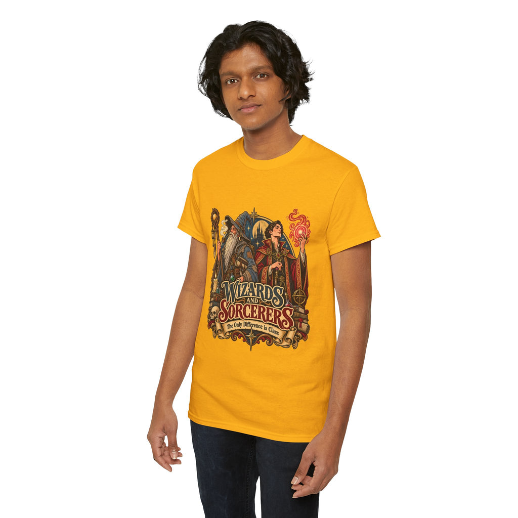 Wizards & Sorcerers RPG T-Shirt | The Only Difference Is Class