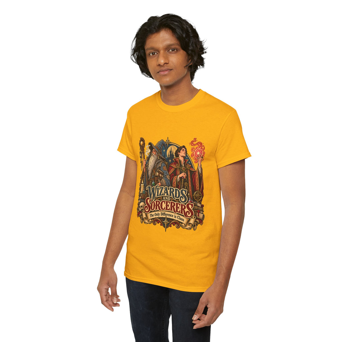 Wizards & Sorcerers RPG T-Shirt | The Only Difference Is Class