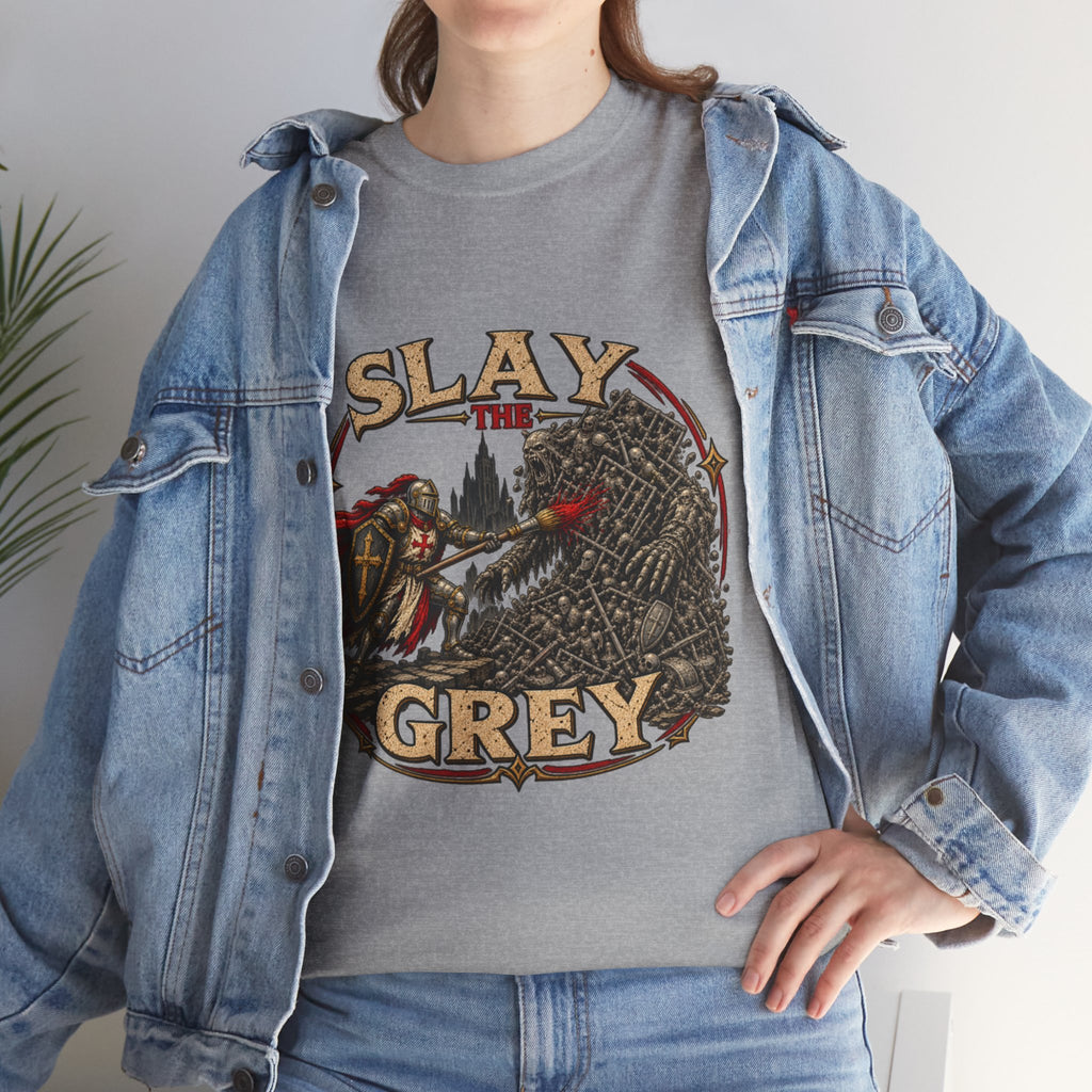 Slay the Grey Miniature Painting T-Shirt | Fantasy Hobbyist Tee