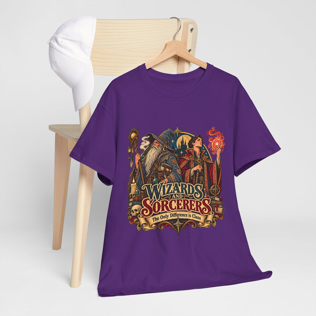 Wizards & Sorcerers RPG T-Shirt | The Only Difference Is Class