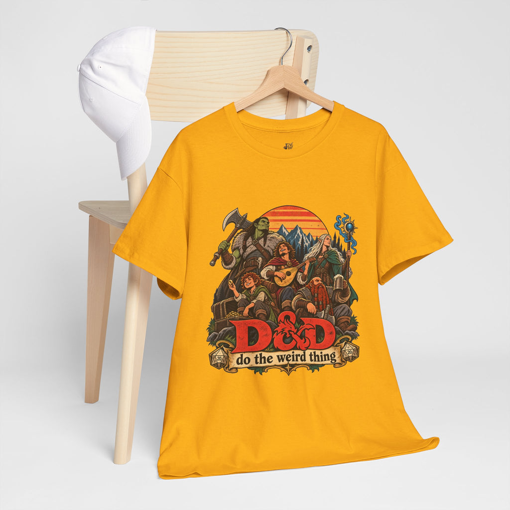 Do the Weird Thing T-Shirt – Funny Tabletop RPG Gamer Tee | Fantasy Roleplaying Shirt