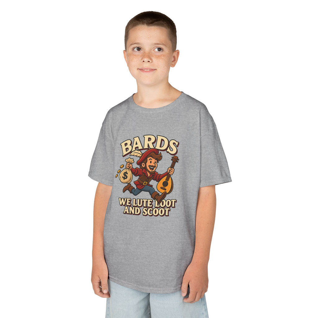 Kids Bard T-Shirt | Lute, Loot & Scoot Fantasy Music Tee