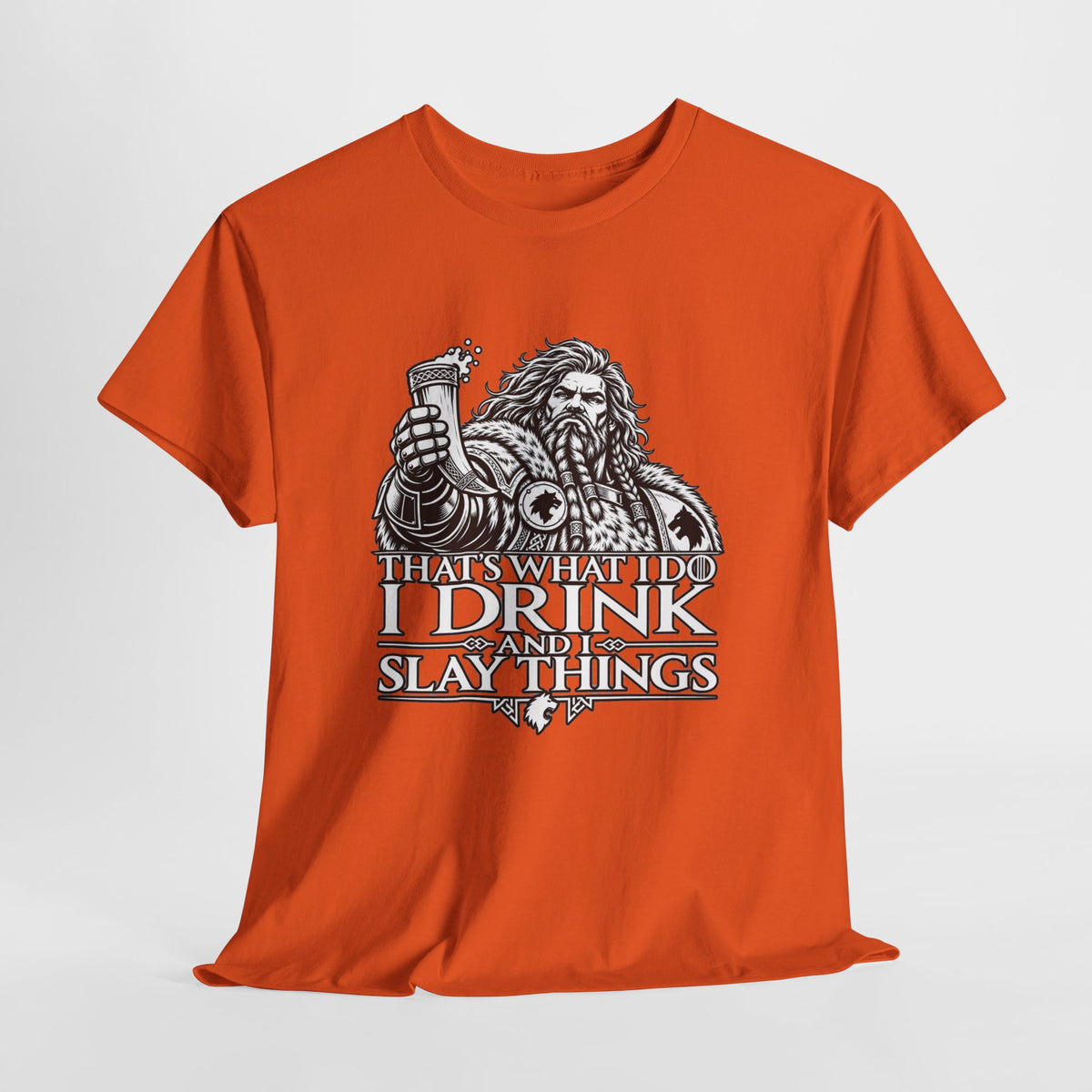 I Drink, I Slay Things Shirt – Space Wolf Humor & Tabletop Gaming Tee