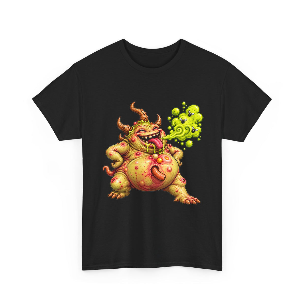 Cheeky Plague Monster Shirt Funny Grimdark Nurgle Warhammer Inspired Creature Graphic Tee