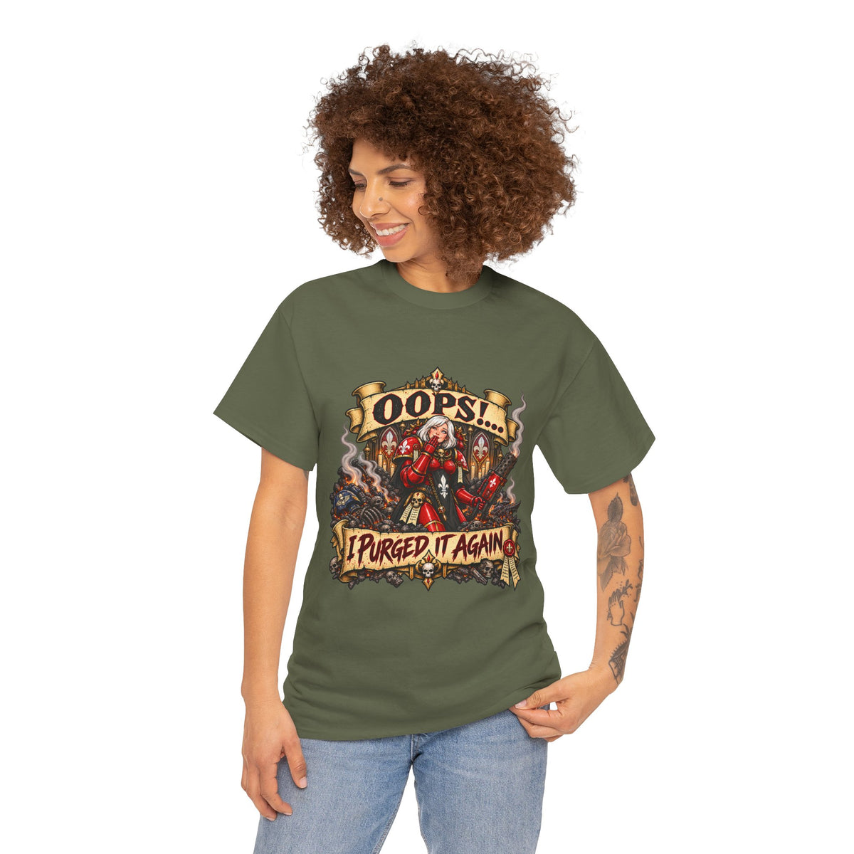 Oops… I Purged It Again Shirt – Sisters of Battle Pop Parody Tee