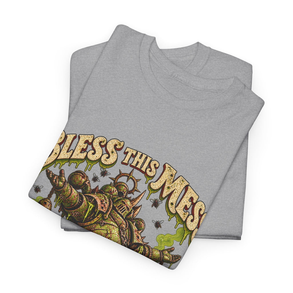 Bless This Mess Grimdark Warrior T-Shirt | Funny Fantasy Wargaming Tee