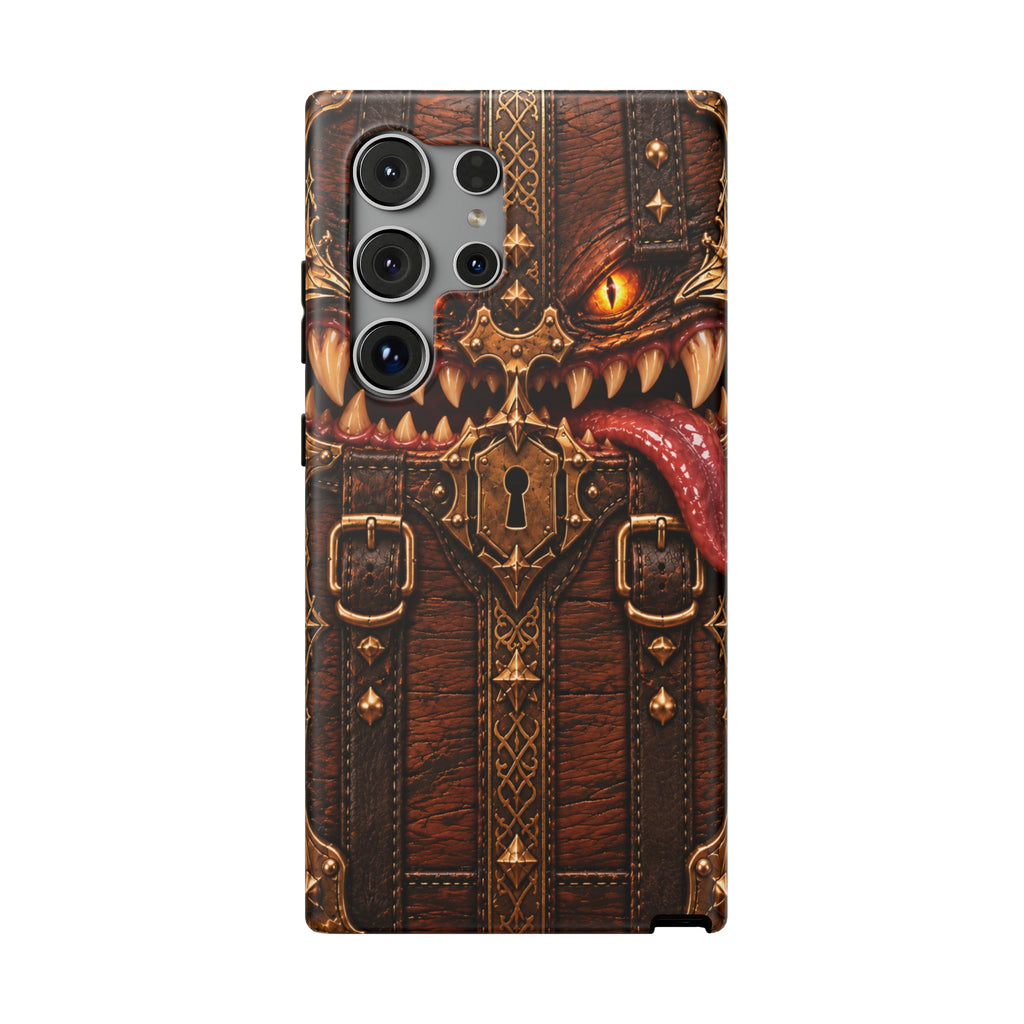 Mimic Samsung Galaxy Case | Dark Fantasy Monster, Impact-Resistant Cover