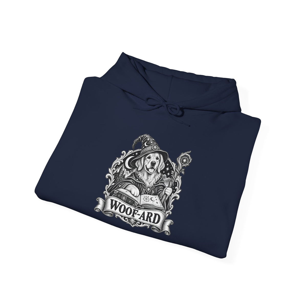 Woof-ard Dog Hoodie – Wizard Fantasy RPG Pullover