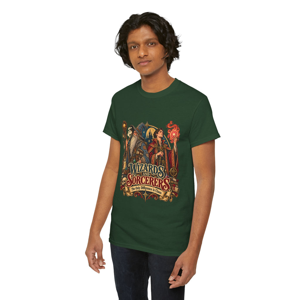 Wizards & Sorcerers RPG T-Shirt | The Only Difference Is Class