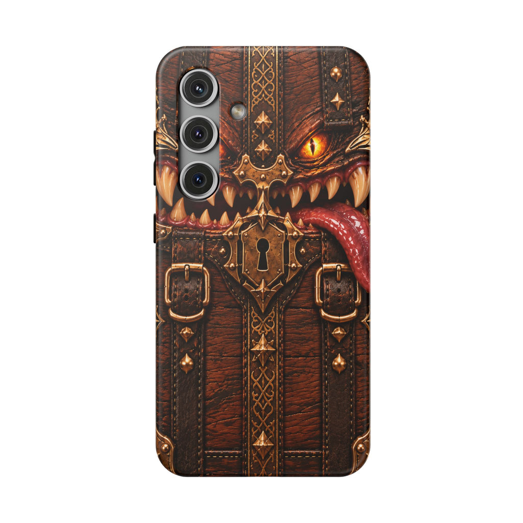 Mimic Samsung Galaxy Case | Dark Fantasy Monster, Impact-Resistant Cover