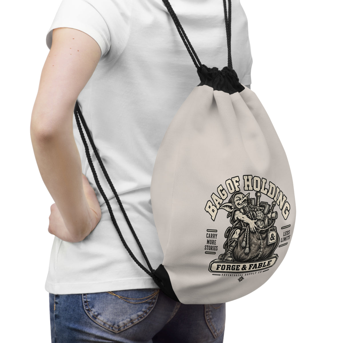 Bag of Holding Drawstring Backpack | Fantasy RPG Gamer Bag