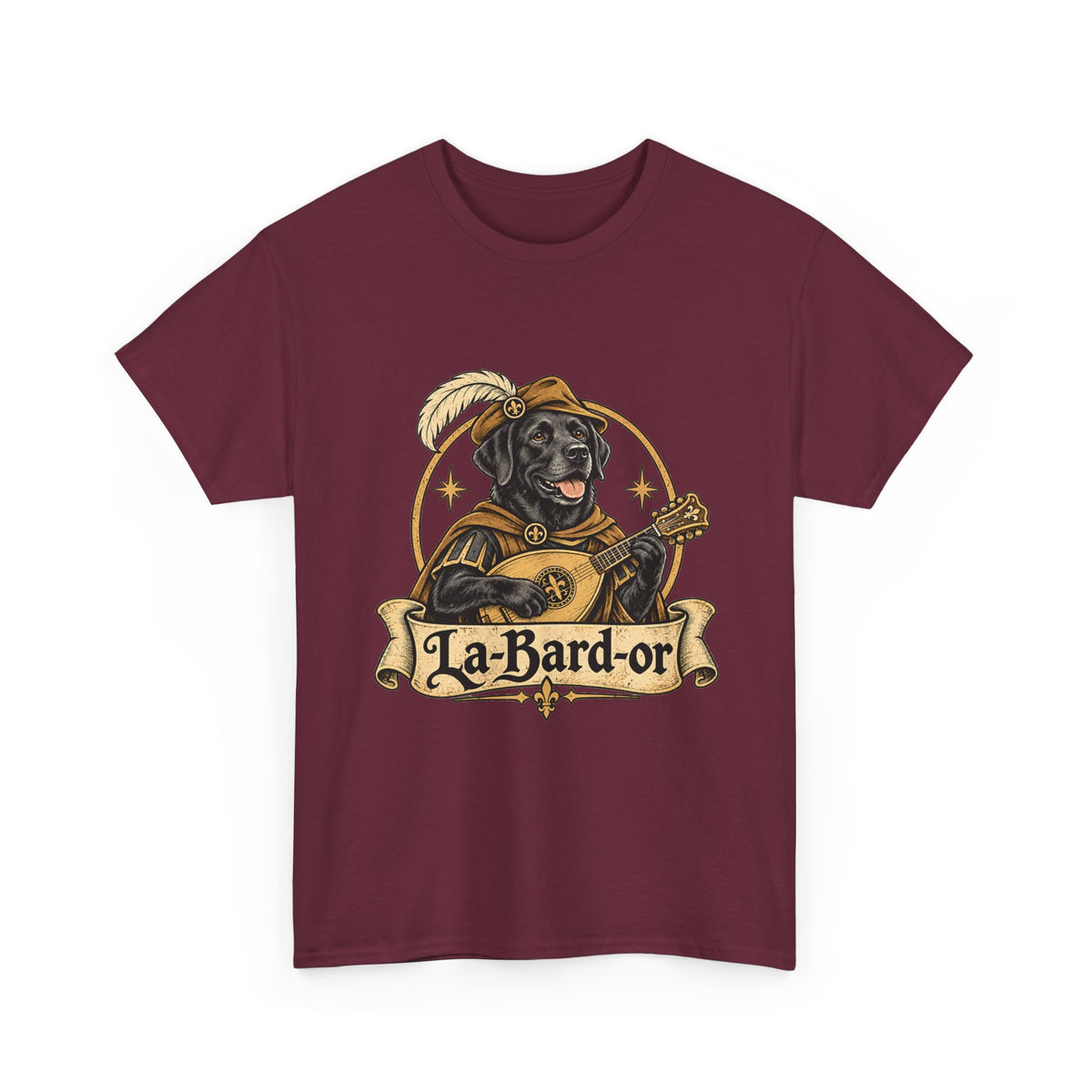 La-Bard-or Labrador Bard T-Shirt | Funny Fantasy Dog Tee