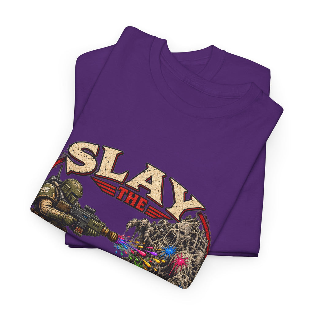 Slay the Grey Sci-Fi Miniature Painting T-Shirt | Hobbyist Tee