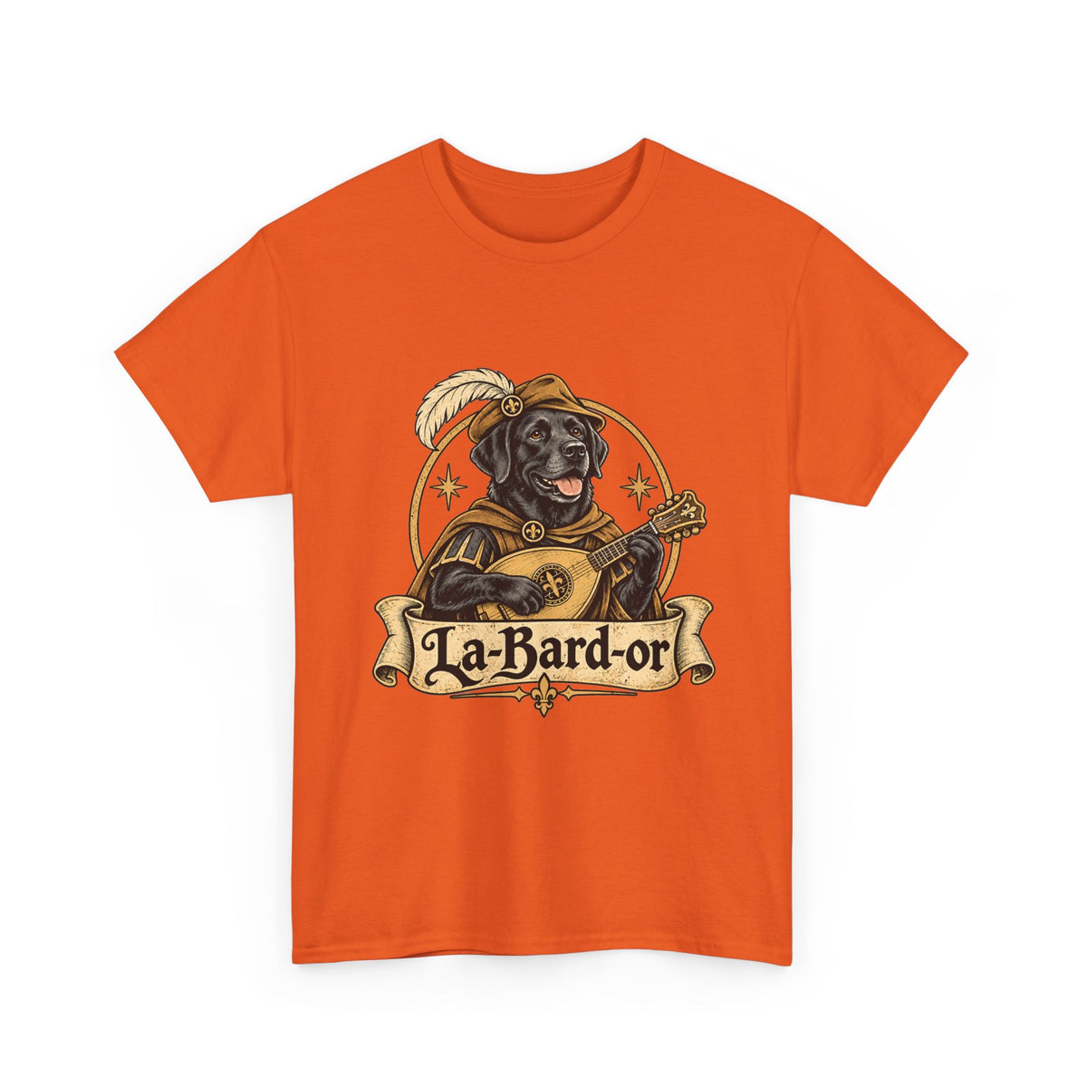 La-Bard-or Labrador Bard T-Shirt | Funny Fantasy Dog Tee