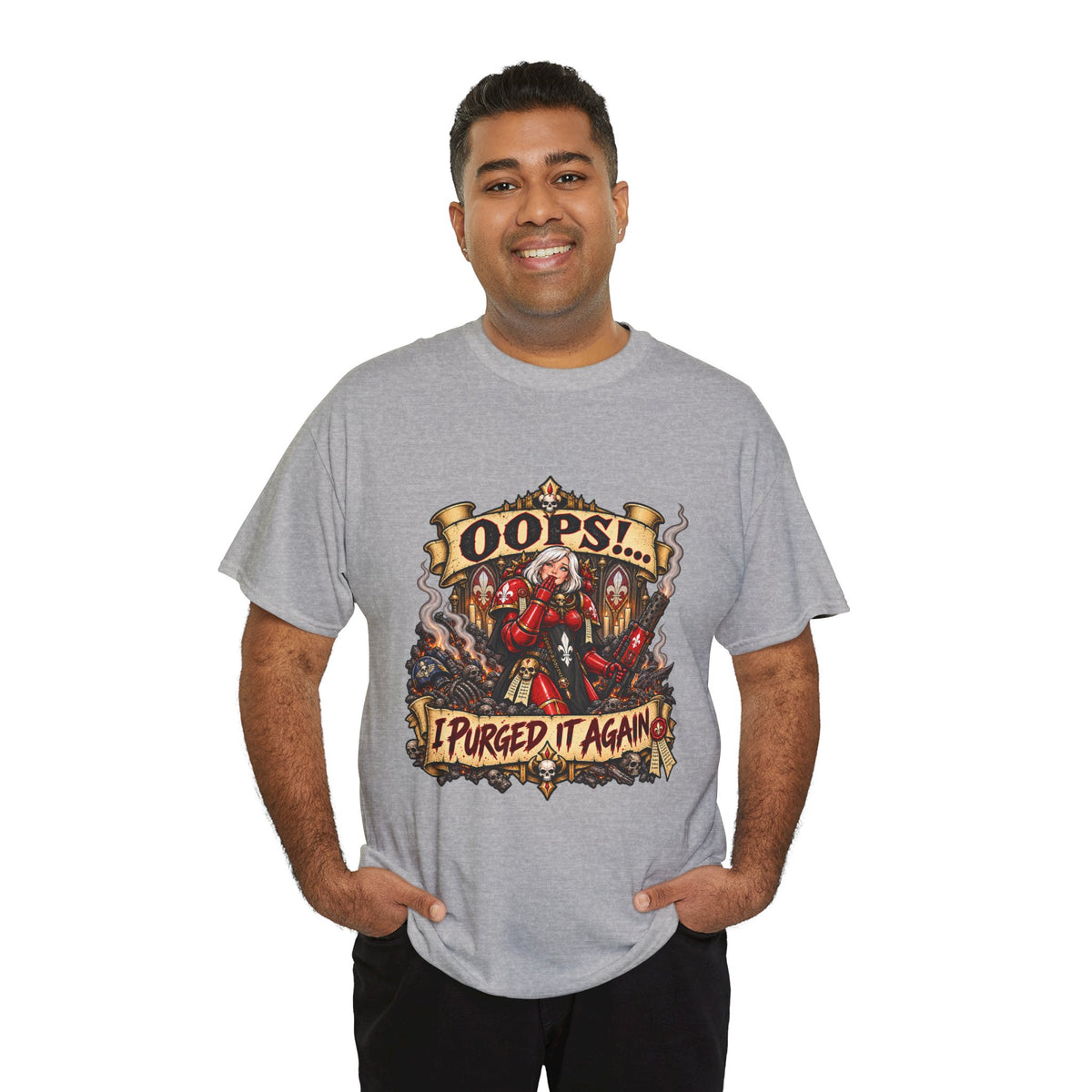 Oops… I Purged It Again Shirt – Sisters of Battle Pop Parody Tee