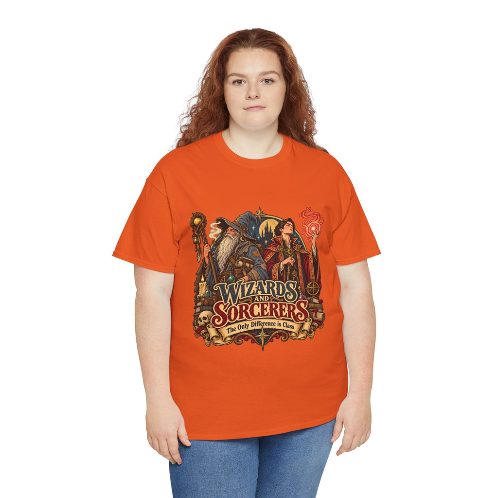 Wizards & Sorcerers RPG T-Shirt | The Only Difference Is Class