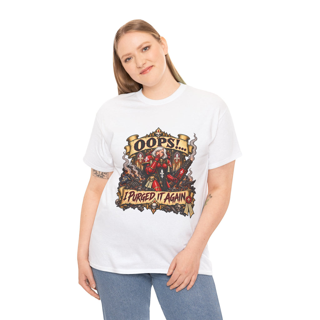 Oops… I Purged It Again Shirt – Sisters of Battle Pop Parody Tee