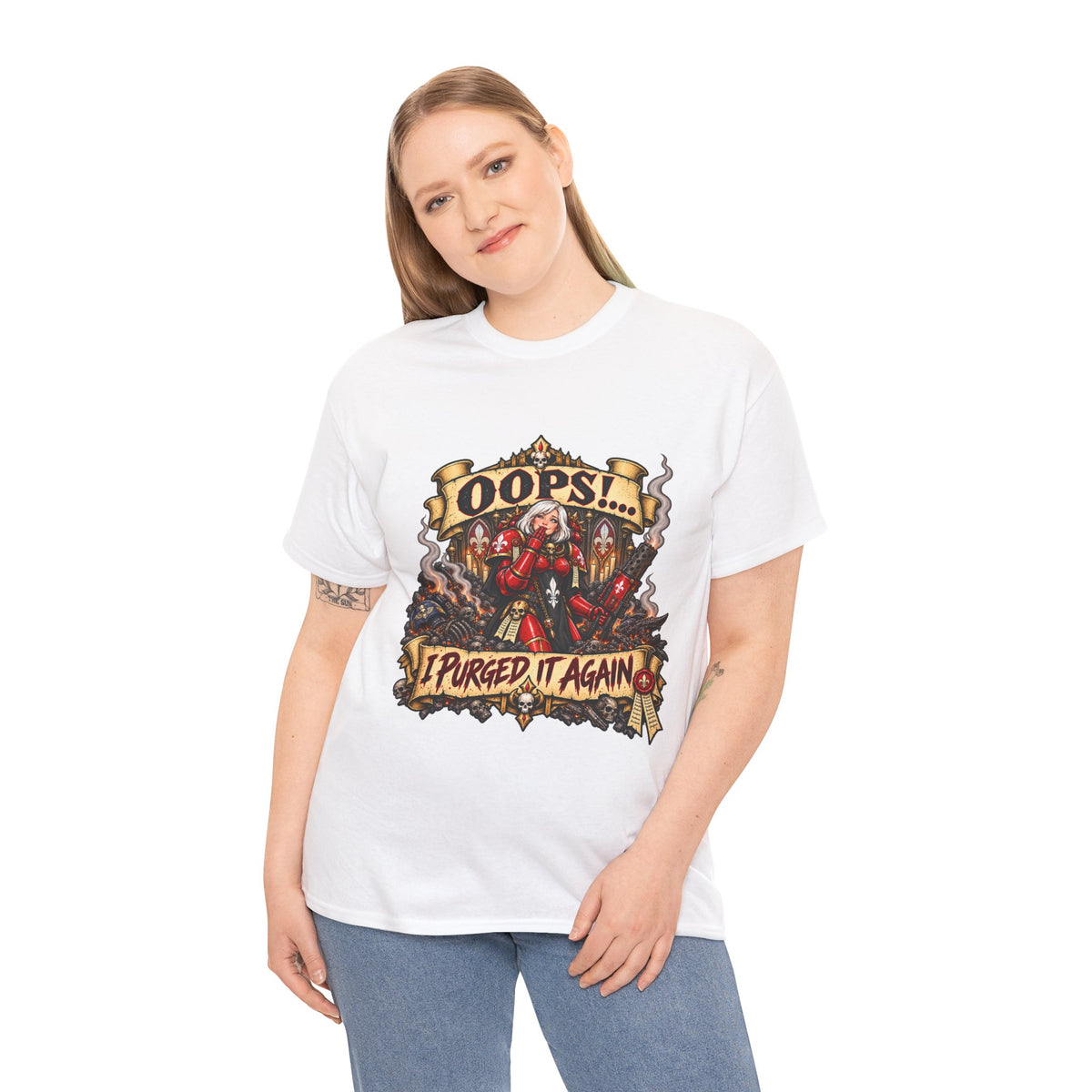 Oops… I Purged It Again Shirt – Sisters of Battle Pop Parody Tee