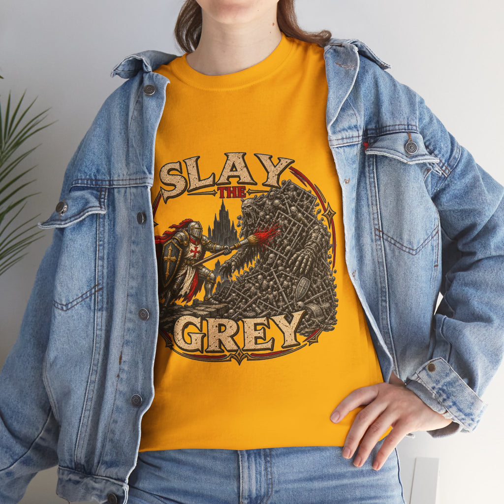Slay the Grey Miniature Painting T-Shirt | Fantasy Hobbyist Tee