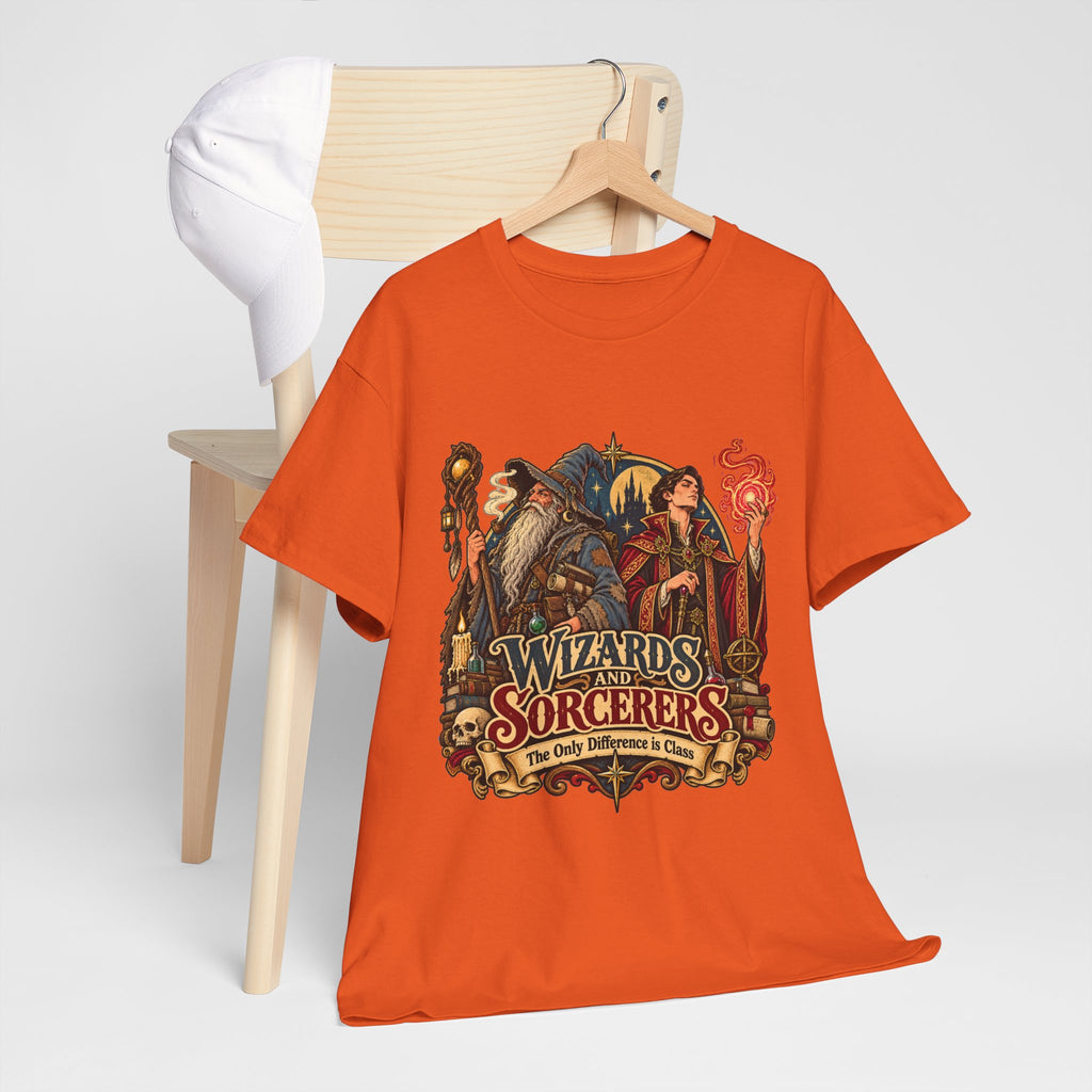 Wizards & Sorcerers RPG T-Shirt | The Only Difference Is Class