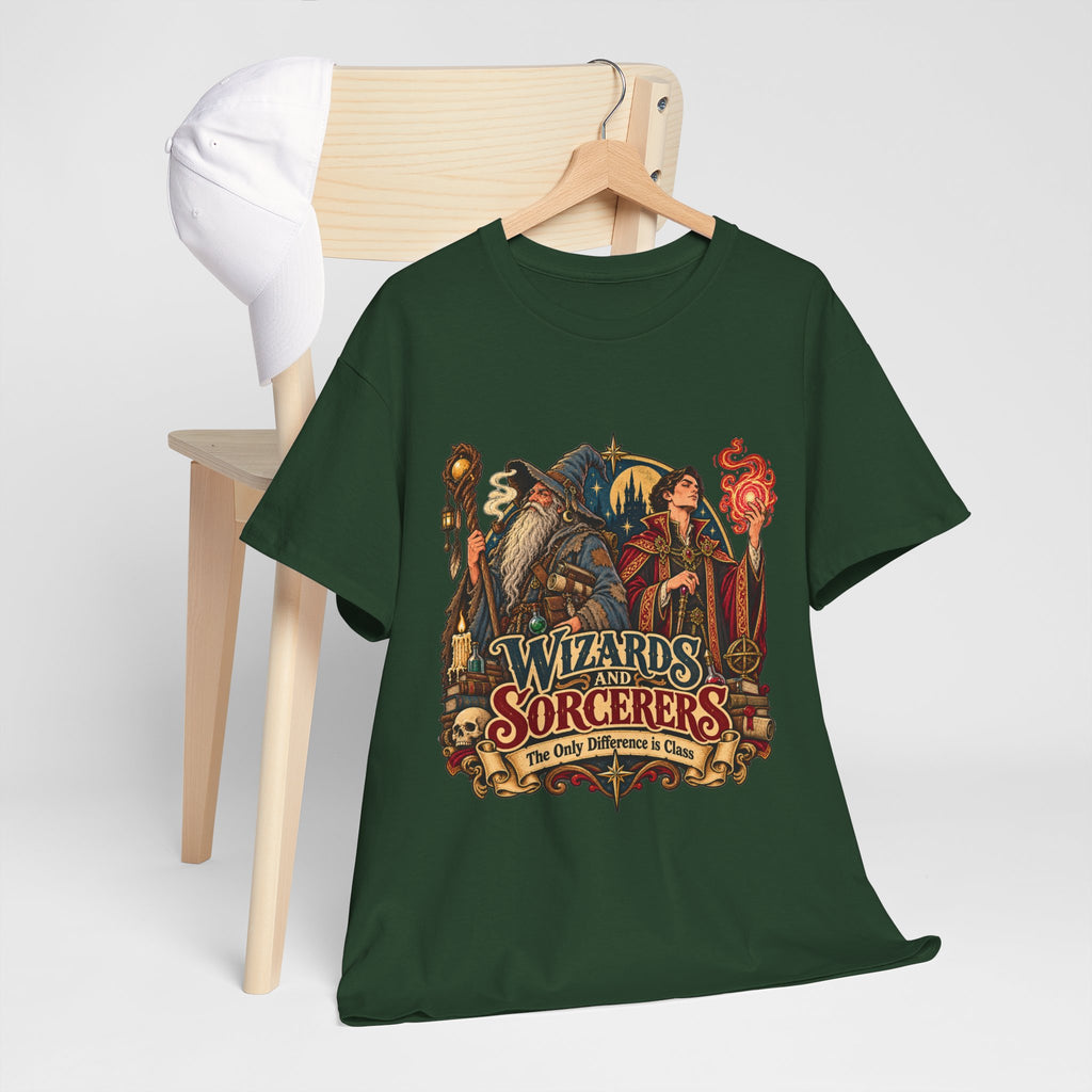 Wizards & Sorcerers RPG T-Shirt | The Only Difference Is Class