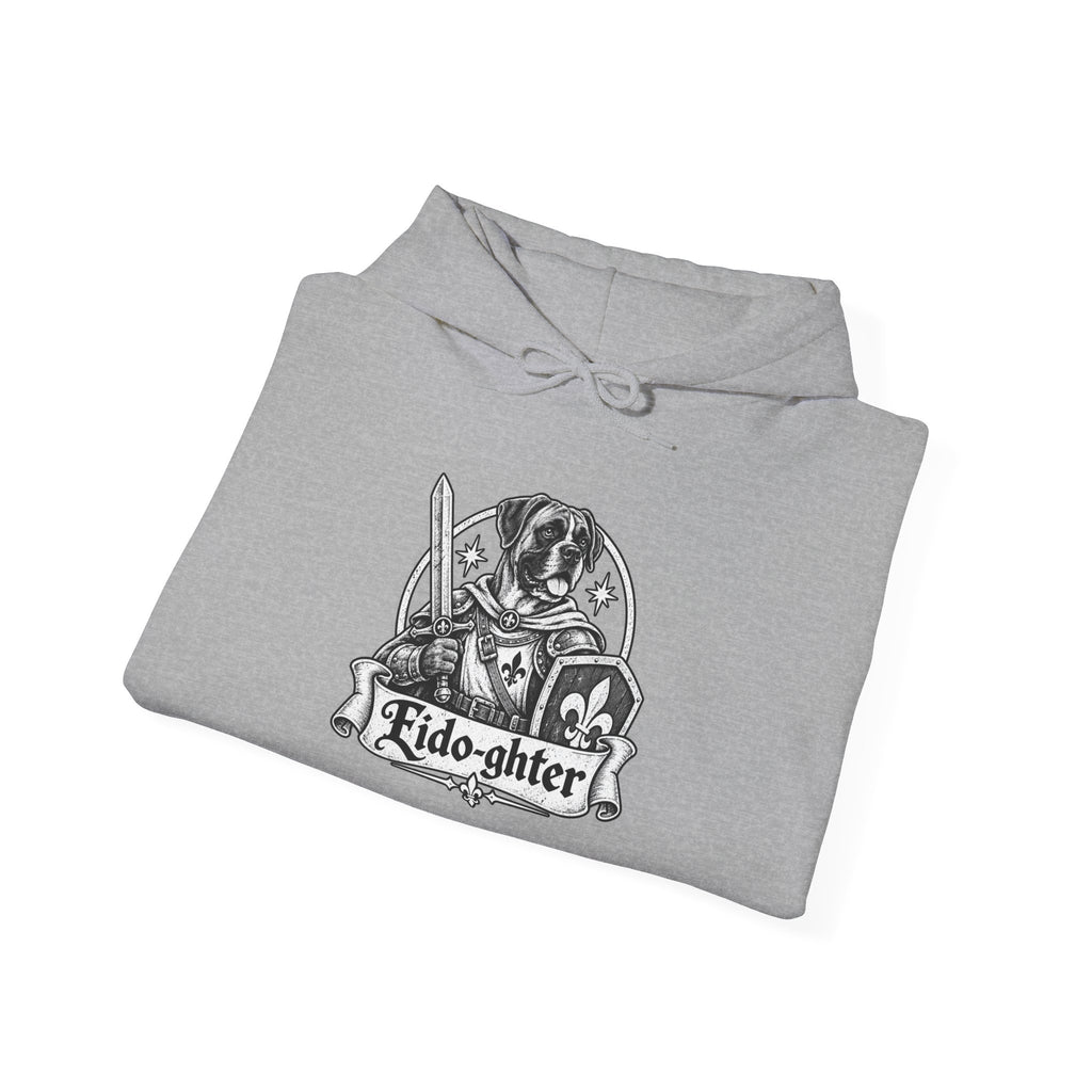 Fido-ghter Dog Hoodie – Fighter Fantasy RPG Pullover