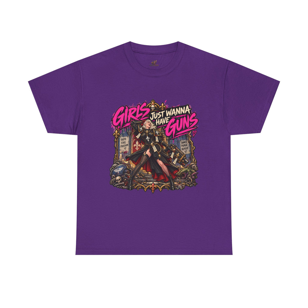 Girls Just Wanna Have Guns Shirt – Sisters of Battle 80s Humor Tee
