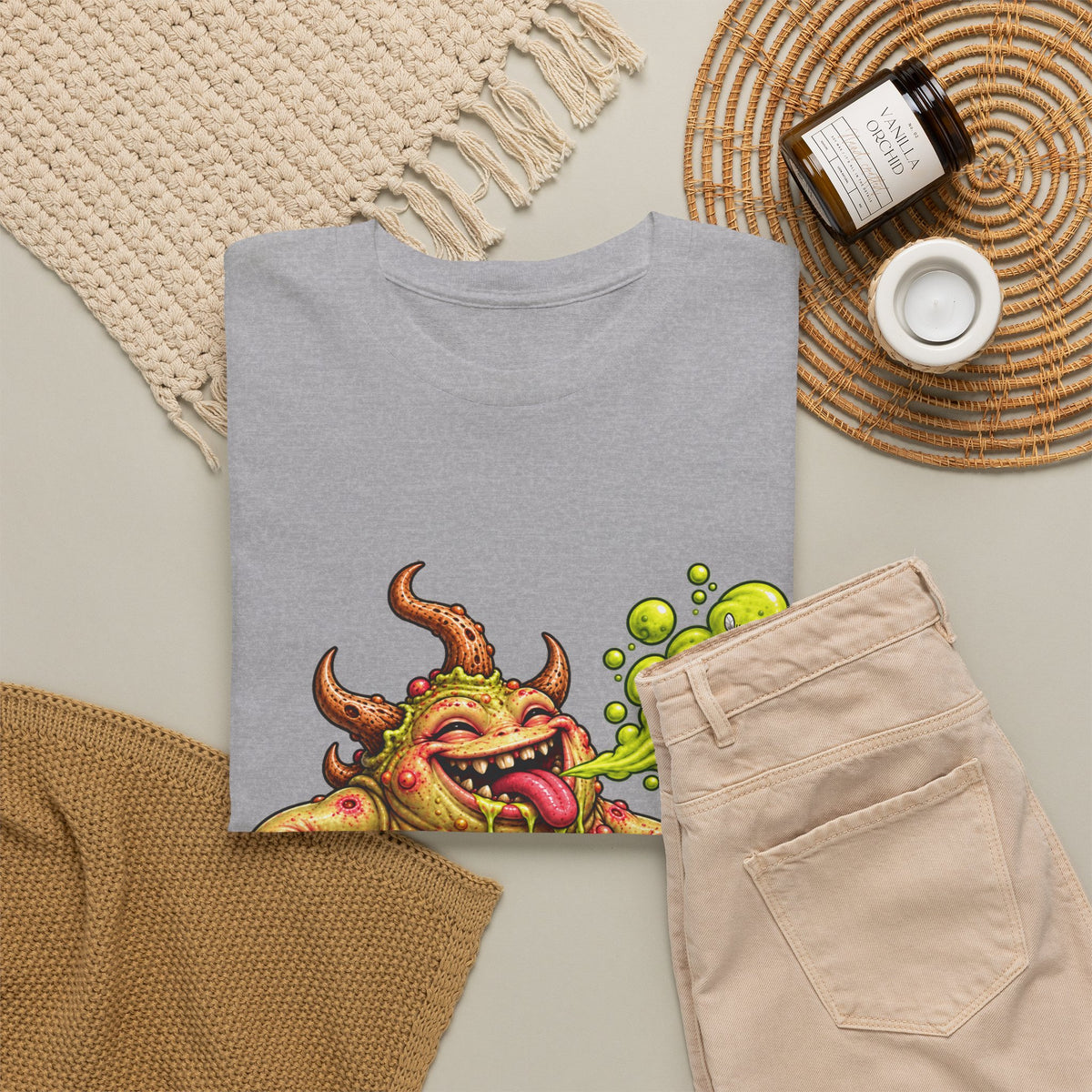 Cheeky Plague Monster Shirt Funny Grimdark Nurgle Warhammer Inspired Creature Graphic Tee