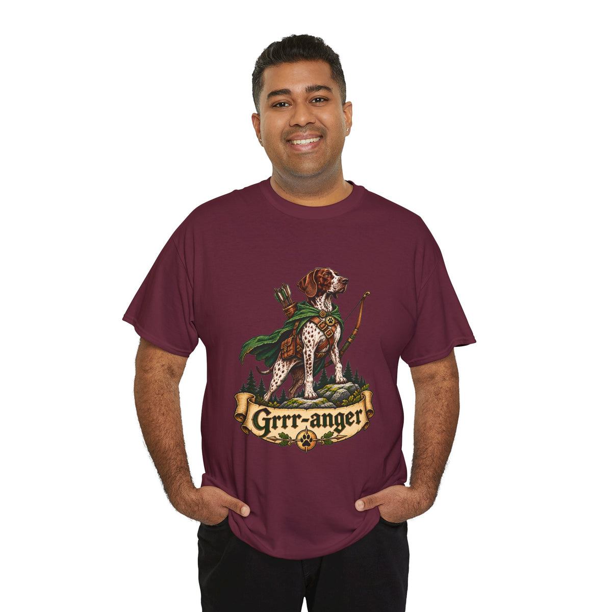 Grrr Anger Dog T Shirt Funny Ranger Fantasy Tee