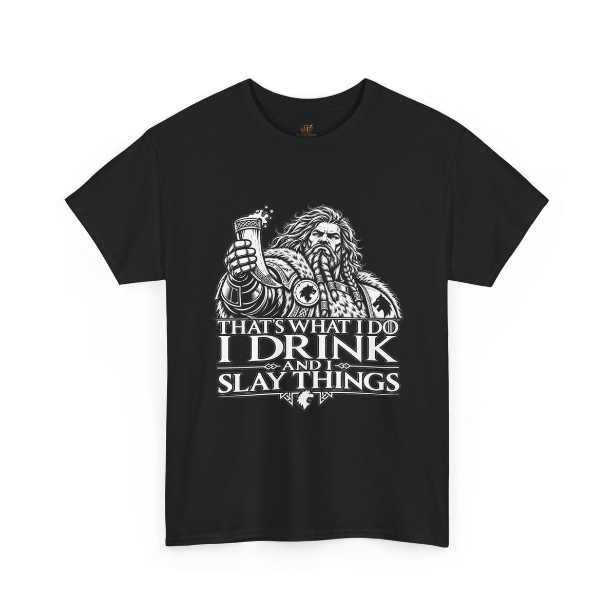 I Drink, I Slay Things Shirt – Space Wolf Humor & Tabletop Gaming Tee