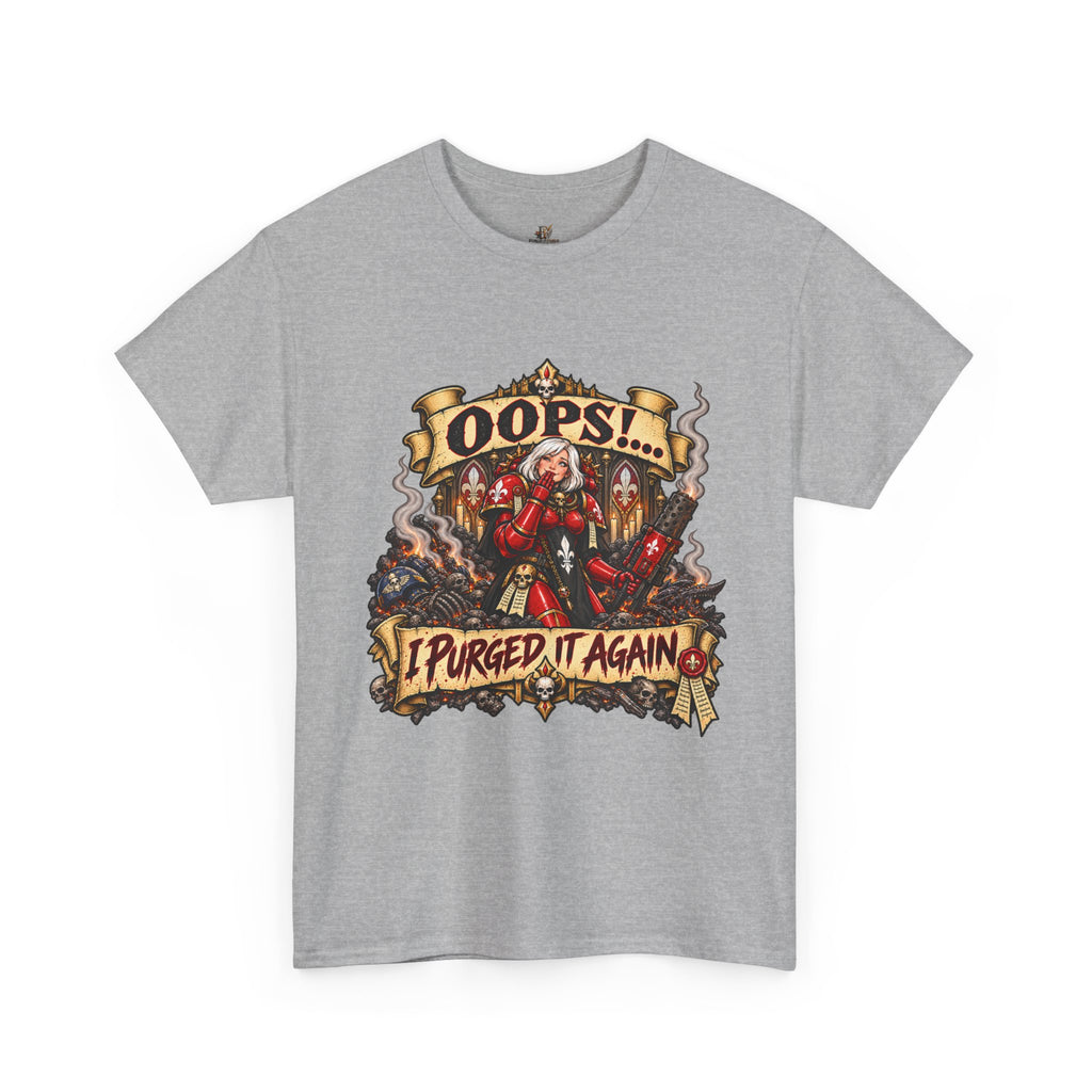 Oops… I Purged It Again Shirt – Sisters of Battle Pop Parody Tee