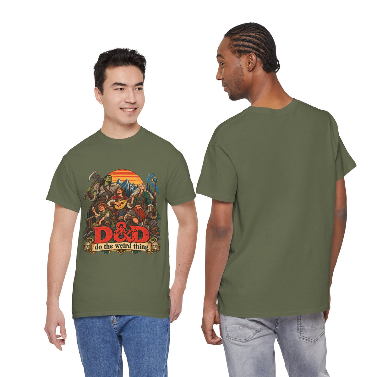 Do the Weird Thing T-Shirt – Funny Tabletop RPG Gamer Tee | Fantasy Roleplaying Shirt