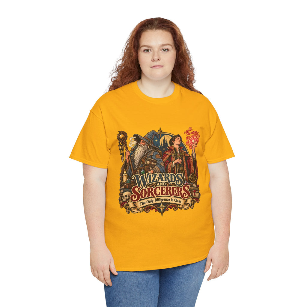 Wizards & Sorcerers RPG T-Shirt | The Only Difference Is Class