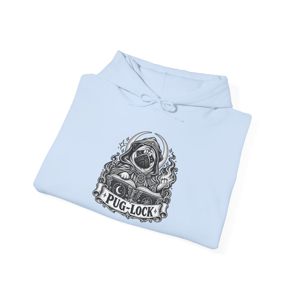 Pug-lock Dog Hoodie – Warlock Fantasy RPG Pullover