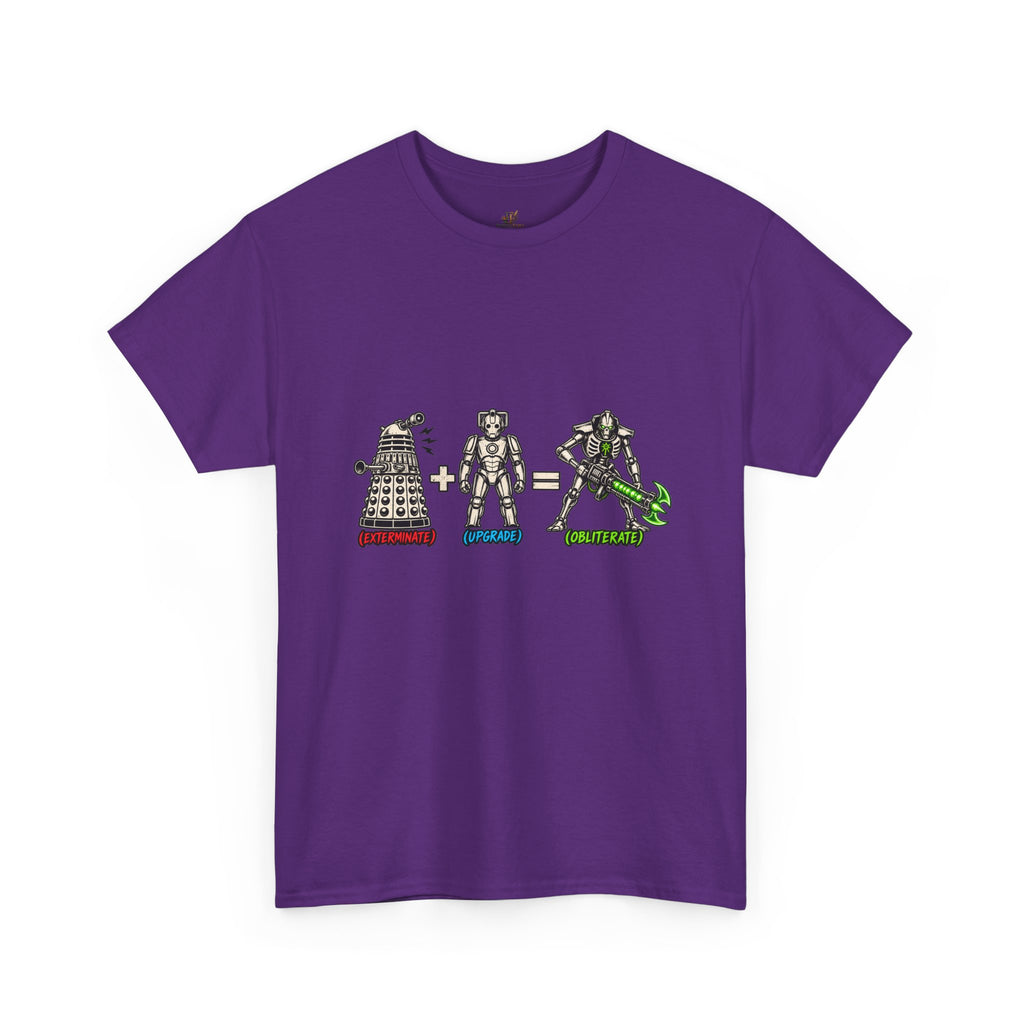 Dalek + Cyberman = Necron Shirt – Sci-Fi Crossover Humor Tee