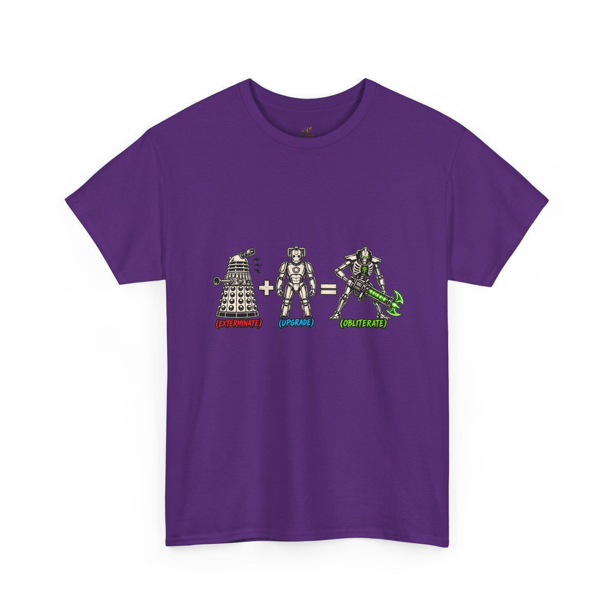 Dalek + Cyberman = Necron Shirt – Sci-Fi Crossover Humor Tee