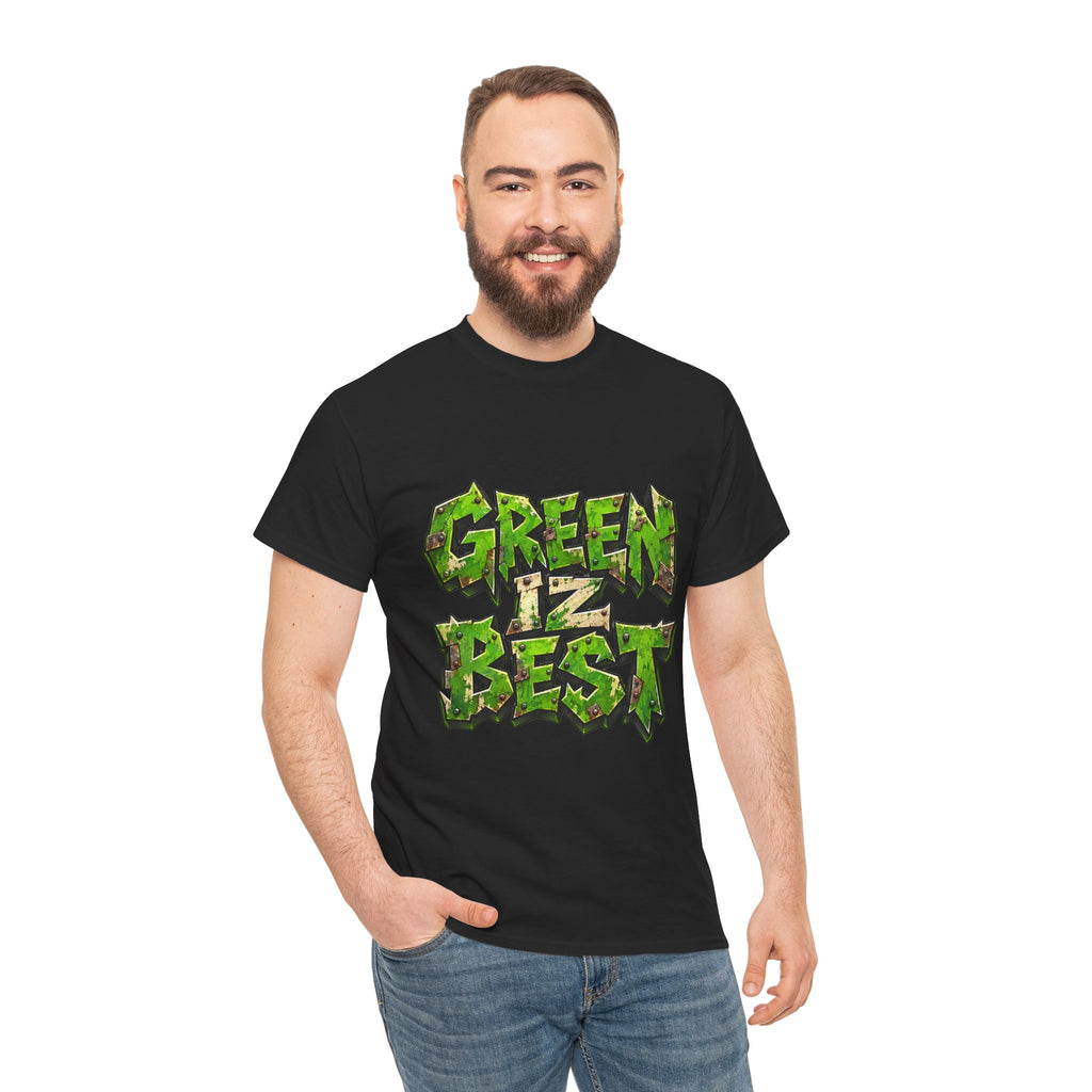 Green Iz Best Graphic T-Shirt