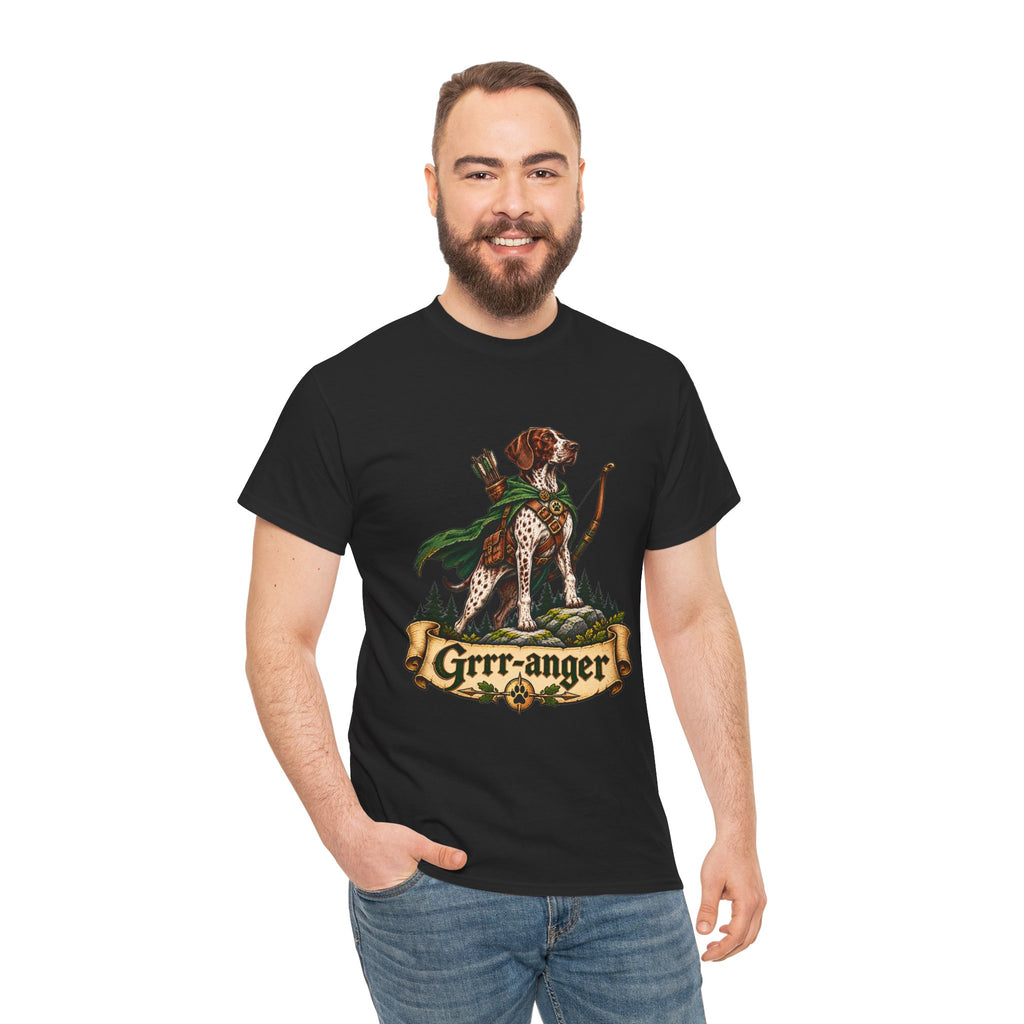 Grrr Anger Dog T Shirt Funny Ranger Fantasy Tee