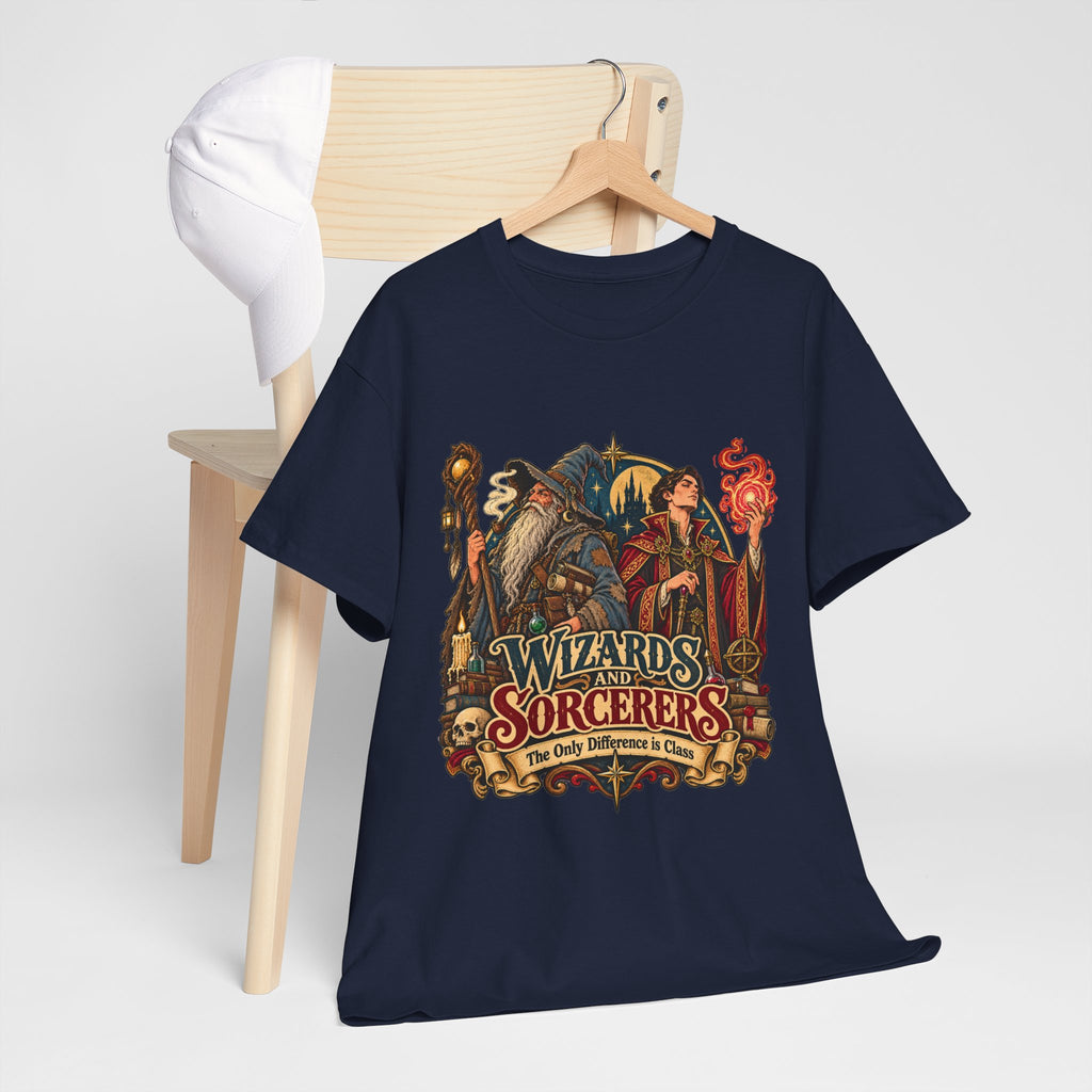Wizards & Sorcerers RPG T-Shirt | The Only Difference Is Class